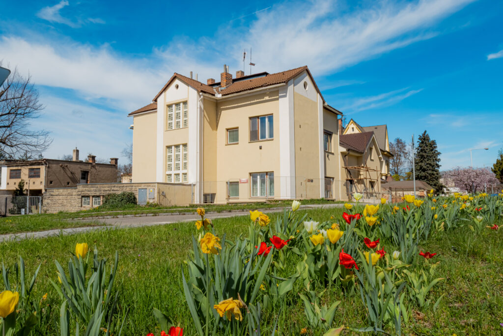 Prodej historické vily Kolín, Ovčárecká 474 – pohled z venku, jižní část